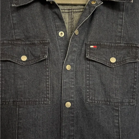 NWOT Tommy Hilfiger Stretch Jean Denim Dress Sz 14 - Picture 4 of 6